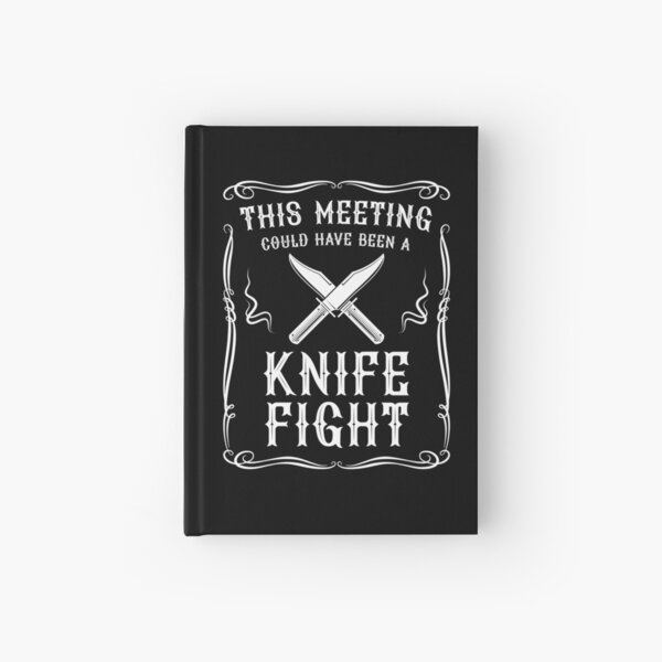 Item preview, This meeting could have been a knife fight (on dark colors) designed and sold by messy-nessie.