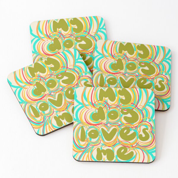 Item preview, Colorful My Dog Loves Me designed and sold by Strawberry Swivel.