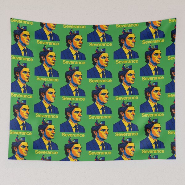 Item preview, Severance TV Show Pop Art Style Green designed and sold by reenadoesarts.