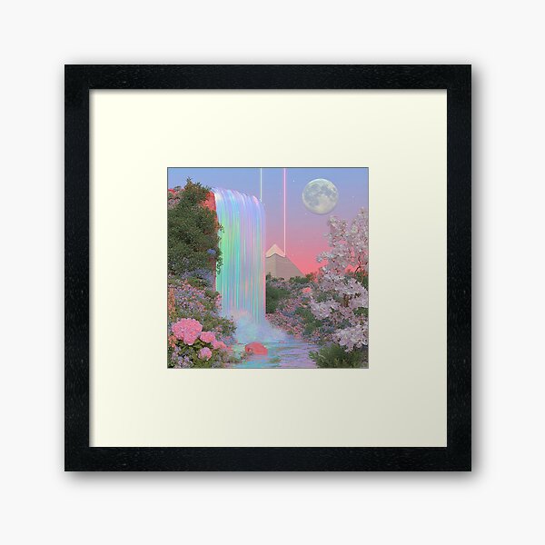 Item preview, Neon Falls | Lush Cascade designed and sold by Cyber Garden Studio.