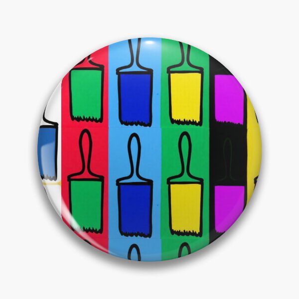 Item preview, Pop Art Paintbrushes in Rainbow Colors designed and sold by TriForceDesign.