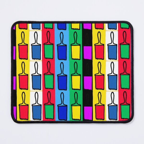 Item preview, Pop Art Paintbrushes in Rainbow Colors designed and sold by TriForceDesign.