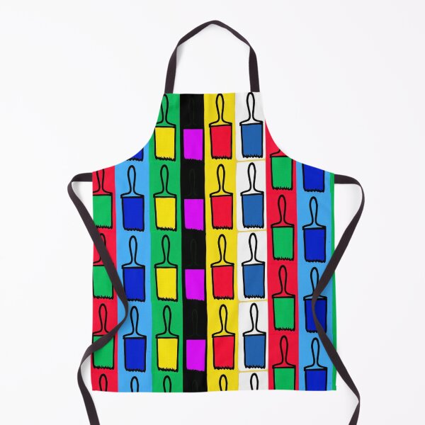 Item preview, Pop Art Paintbrushes in Rainbow Colors designed and sold by TriForceDesign.