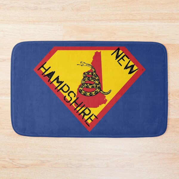 Item preview, NEW HAMPSHIRITE GRANITE STATER  SHIELD - Freedom Is The Superpower -  Gadsden Snake Flag - Dont Tread On Me SUPERHERO NEW HAMPSHIRE spellout design designed and sold by pelagio.