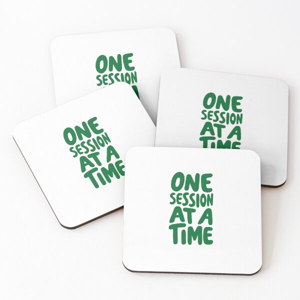 Item preview, One Session at a Time Design – Therapist-Inspired Typographic Artwork for Mental Health, Counseling, and Emotional Support designed and sold by Sunstone Print.