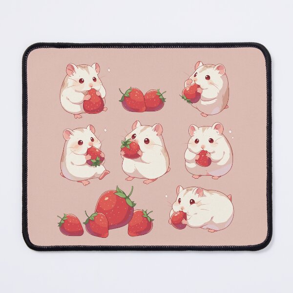 Item preview, Winter white hamster sticker sheet designed and sold by etherElric.