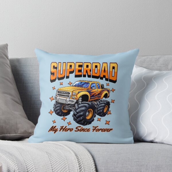Item preview, Superdad My Hero Since Forever Monster Truck Father's Day designed and sold by NosandEdgy.