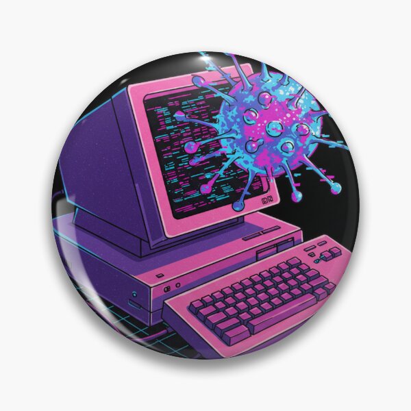 Item preview, Classic VaporWave Virus PC designed and sold by mukraker.