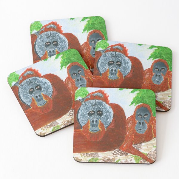Item preview, Sumatran Orangutan (Critically Endangered) designed and sold by ArtbyBrittney.