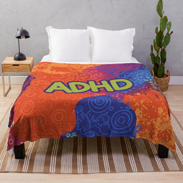 Item preview, ADHD abstract art designed and sold by Manyface Artistry.