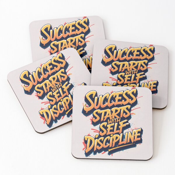 Item preview, Success starts with self-discipline. Motivational Quote. designed and sold by LeiWeiss.