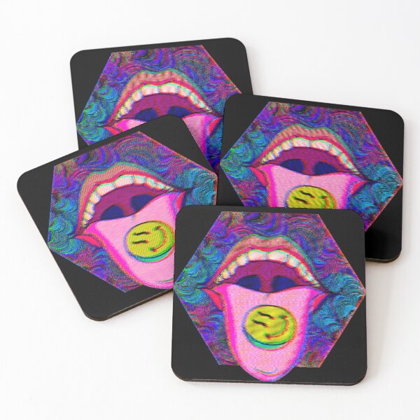 Item preview, Electric Bliss – Rave Smiley Psychedelic Expression designed and sold by remipebbles.