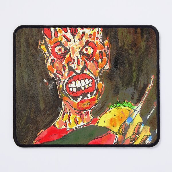 Item preview, Bad Dream Friend Eating Tacos designed and sold by BansheeMilk.