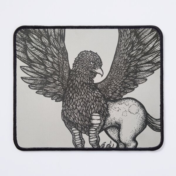 Item preview, Hippogriff-Black and White version designed and sold by Moon Raven Studios-art by Mandiva333.