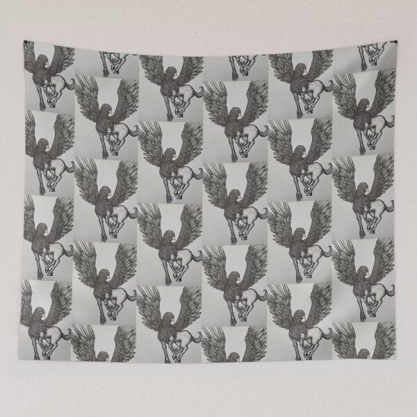 Item preview, Hippogriff-Black and White version designed and sold by Moon Raven Studios-art by Mandiva333.