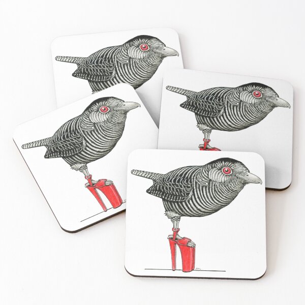 Item preview, Fasciated Antshrike in Fascinating High Heels designed and sold by JimsBirds.