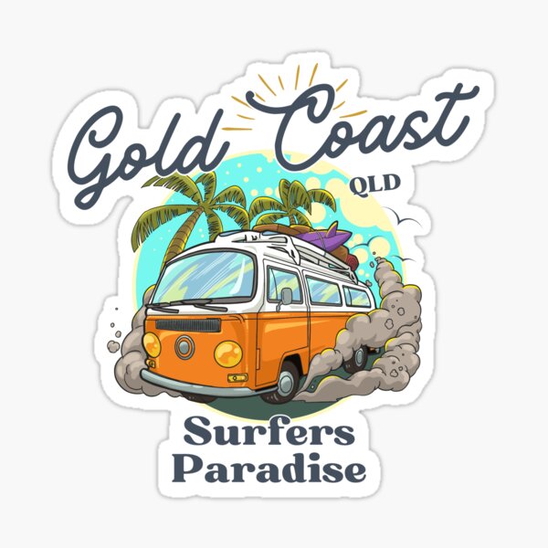 Aperçu de l'œuvre Souvenir de Surfers Paradise Gold Coast créée et vendue par sydney-syder.