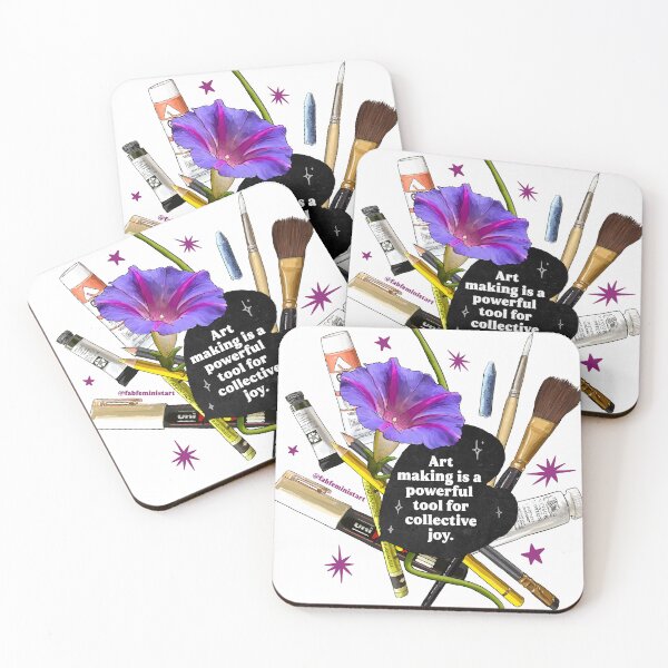 Item preview, Art making is a powerful tool for collective joy designed and sold by fabfeminist.