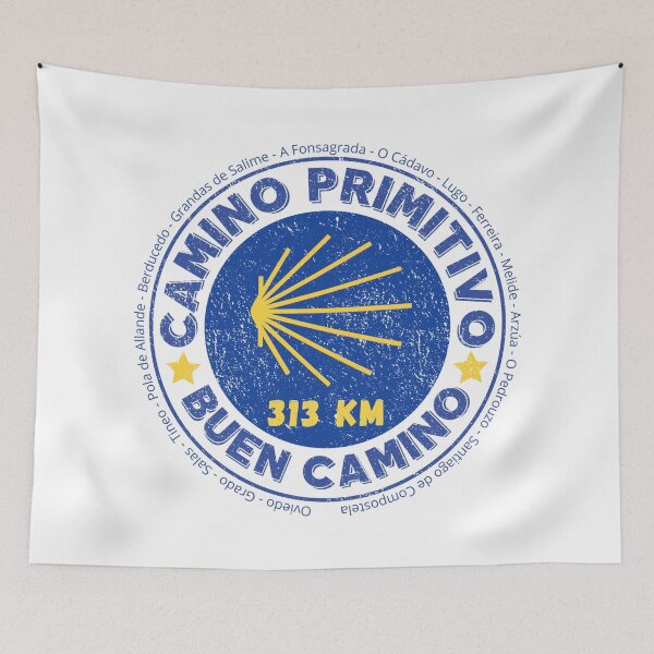 Item preview, Camino Primitivo - Camino de Santiago designed and sold by Sketch-Shack.