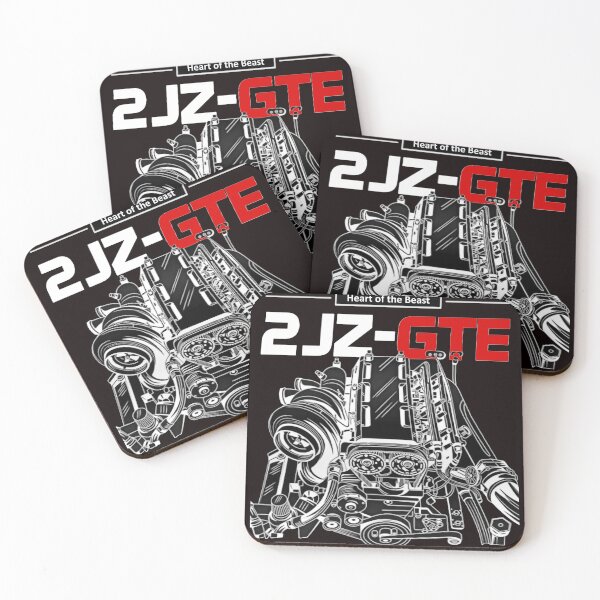 Item preview, 2JZ GTE Engine Sticker designed and sold by Stickerbloke.
