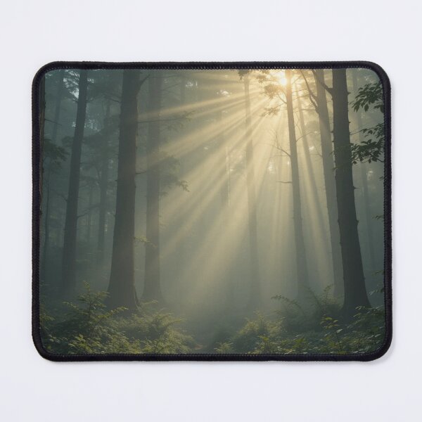 Item preview, Sunlight filters through the dense forest canopy designed and sold by InezPhotography.