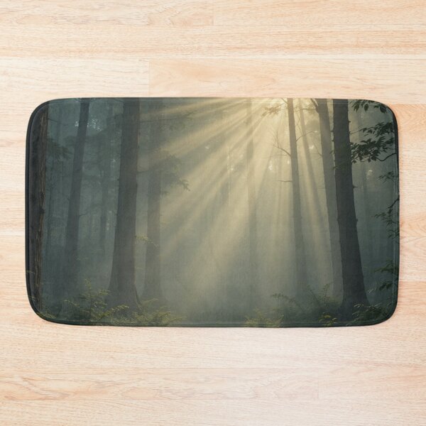 Item preview, Sunlight filters through the dense forest canopy designed and sold by InezPhotography.