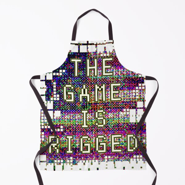 Item preview, The Game Is Rigged – Glitchcore USA Protest Art designed and sold by remipebbles.
