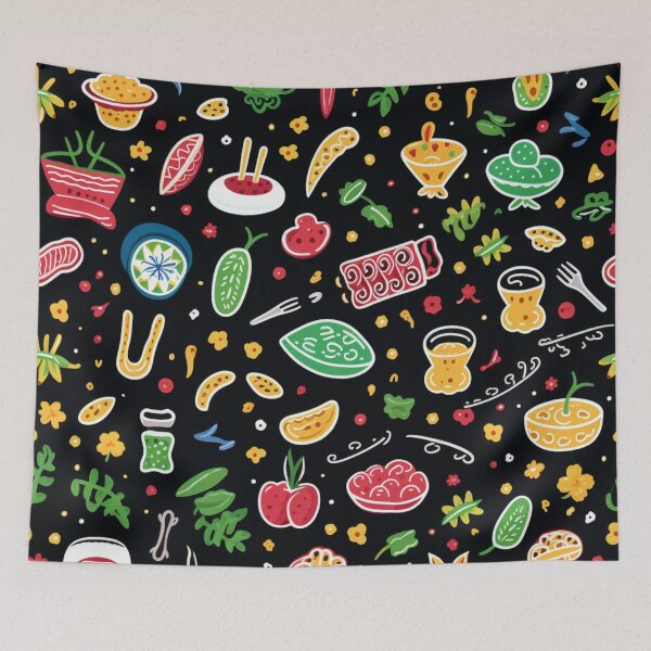 Aperçu de l'œuvre modèles avec des aliments mignons créée et vendue par SasiPen.