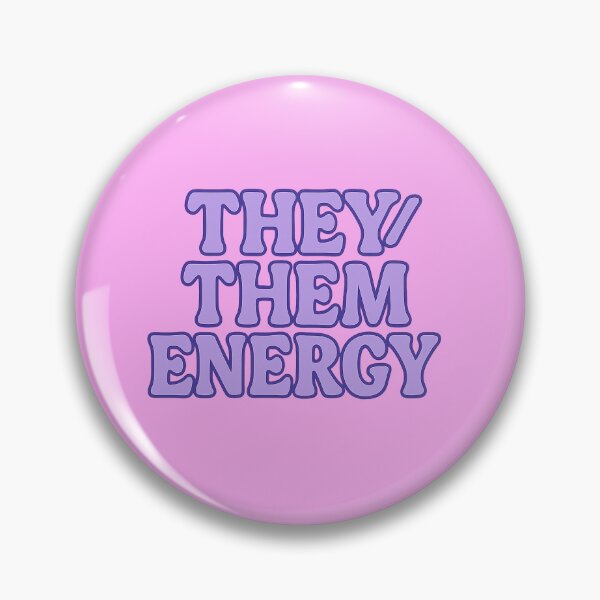 Item preview, They/Them Energy – Bold Queer Affirmation Sticker / Shirt designed and sold by Vibe Supply Co.