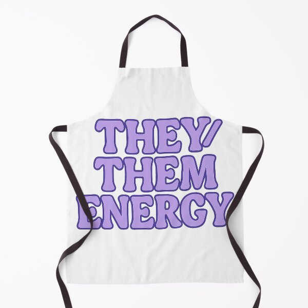 Item preview, They/Them Energy – Bold Queer Affirmation Sticker / Shirt designed and sold by Vibe Supply Co.