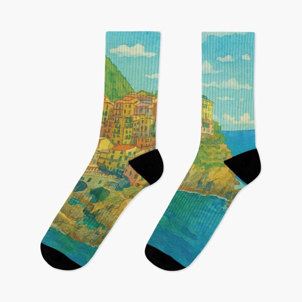 Item preview, Colorful Coastal View of Cinque Terre Italy designed and sold by Era-of-Traveler.