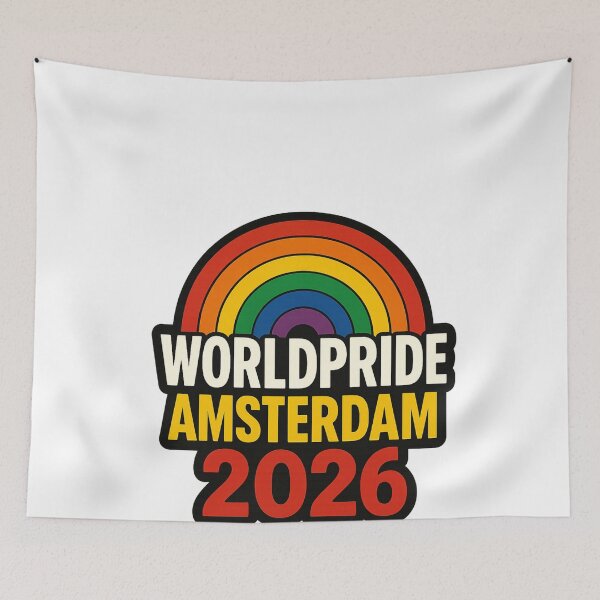 Item preview, WorldPride Amsterdam 2026 – Rainbow Celebration Netherlands designed and sold by Aryabek.