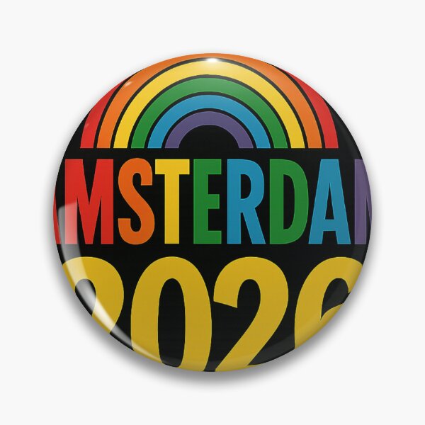 Item preview, WorldPride Amsterdam 2026 Badge – Dutch Rainbow Event designed and sold by Aryabek.