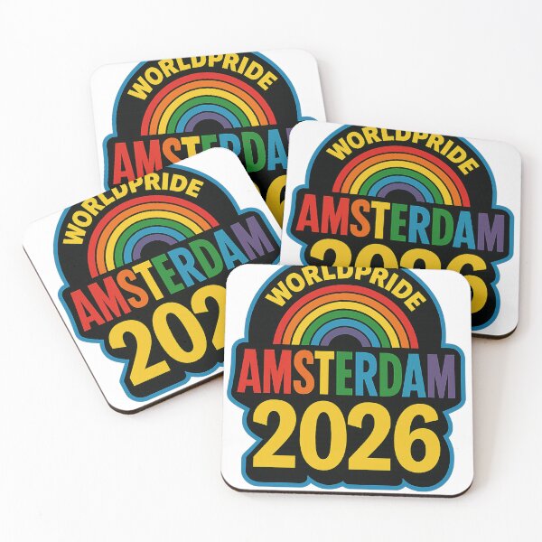 Item preview, WorldPride Amsterdam 2026 Badge – Dutch Rainbow Event designed and sold by Aryabek.