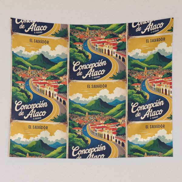 Item preview, Concepcion de Ataco El Salvador Vintage Travel Tourism designed and sold by TravelersGems.