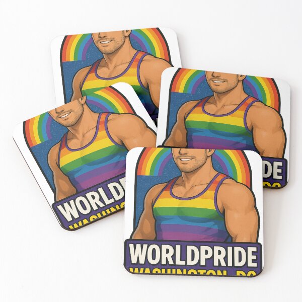 Item preview, Rainbow Strength – WorldPride 2025 Washington D.C. Pride Portrait designed and sold by Aryabek.