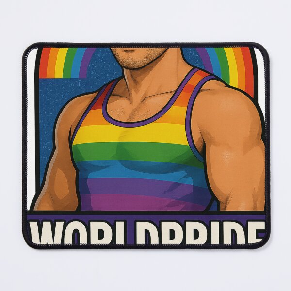 Item preview, Rainbow Strength – WorldPride 2025 Washington D.C. Pride Portrait designed and sold by Aryabek.