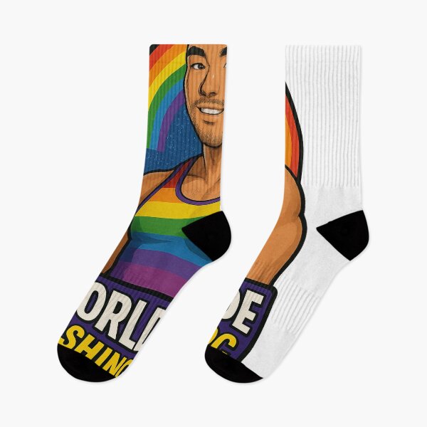 Item preview, Rainbow Strength – WorldPride 2025 Washington D.C. Pride Portrait designed and sold by Aryabek.