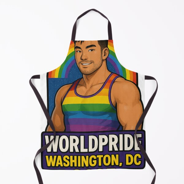 Item preview, Rainbow Strength – WorldPride 2025 Washington D.C. Pride Portrait designed and sold by Aryabek.