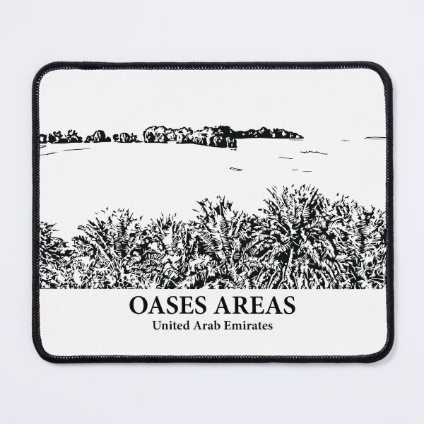 Item preview, Oases Areas - United Arab Emirates designed and sold by Lakeric Cityscapes.