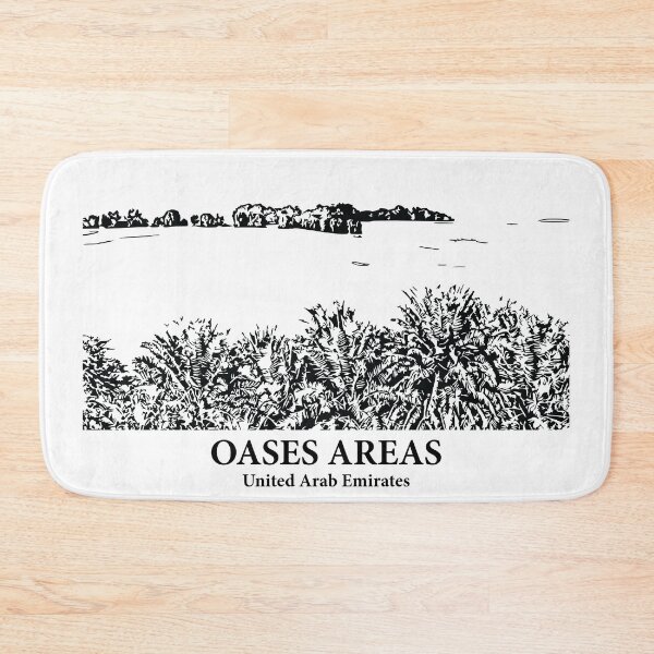 Item preview, Oases Areas - United Arab Emirates designed and sold by Lakeric Cityscapes.