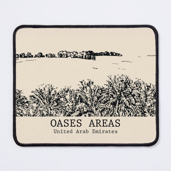 Item preview, Oases Areas - United Arab Emirates designed and sold by Lakeric Cityscapes.