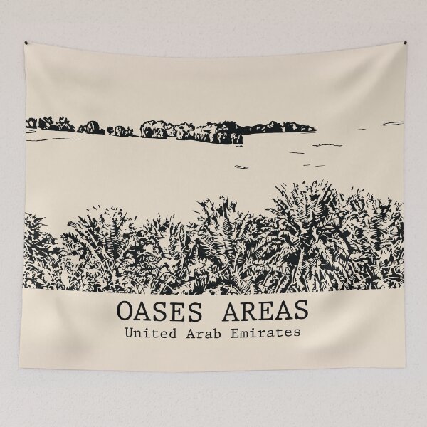 Item preview, Oases Areas - United Arab Emirates designed and sold by Lakeric Cityscapes.