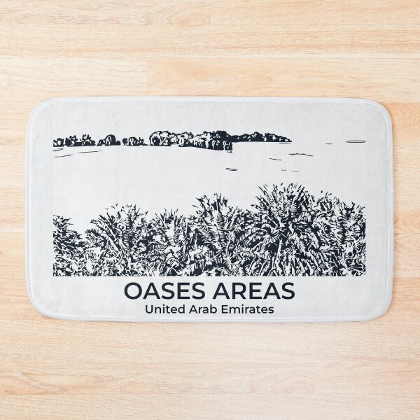 Item preview, Oases Areas - United Arab Emirates designed and sold by Lakeric Cityscapes.