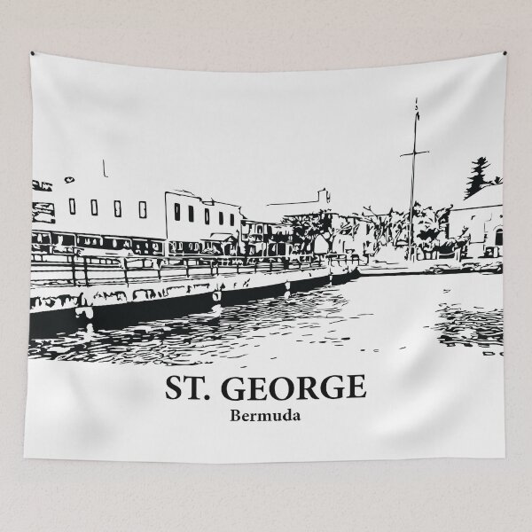 Item preview, St. George - Bermuda designed and sold by Lakeric Cityscapes.