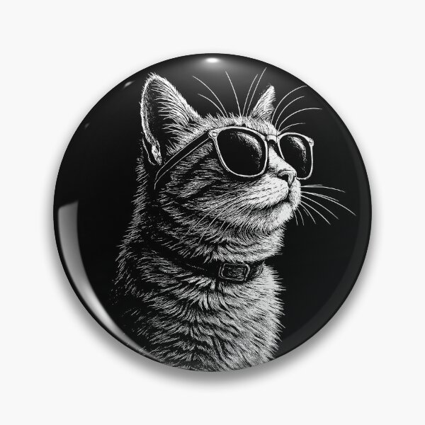 Artikelvorschau, Hallo Dunkelheit – Cool Cat Eclipse entworfen und verkauft von Monochromaniaus.