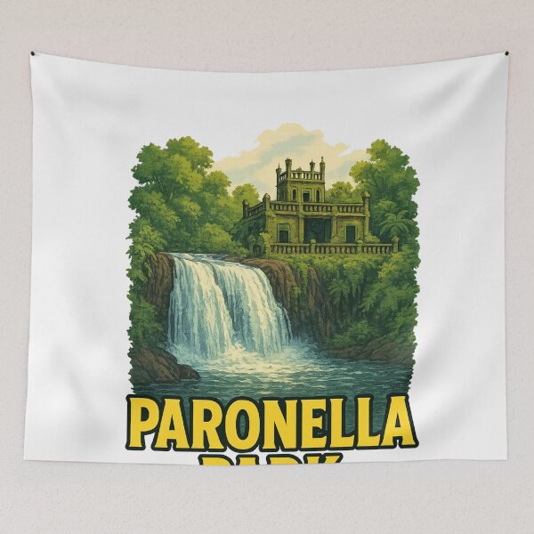 Item preview, Paronella Park Australia – Waterfall Castle in Tropical Rainforest designed and sold by Aryabek.