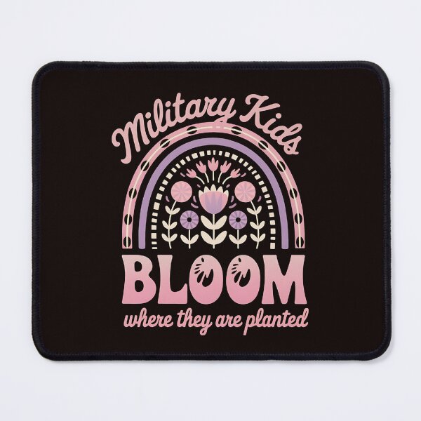 Item preview, Military Kid Dandelion Bloom Where They're Planted Purple Up designed and sold by MAKOPOKOShop.