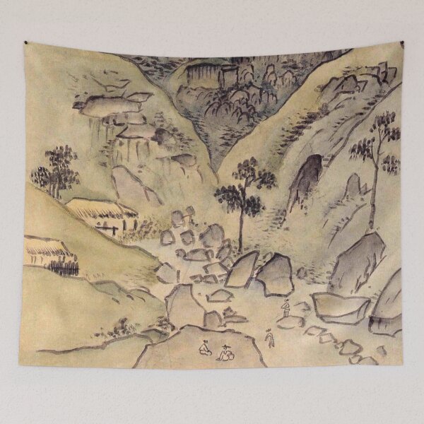 Item preview, Korean Painting Minhwa SongdoGihangchup designed and sold by tangerinemars.