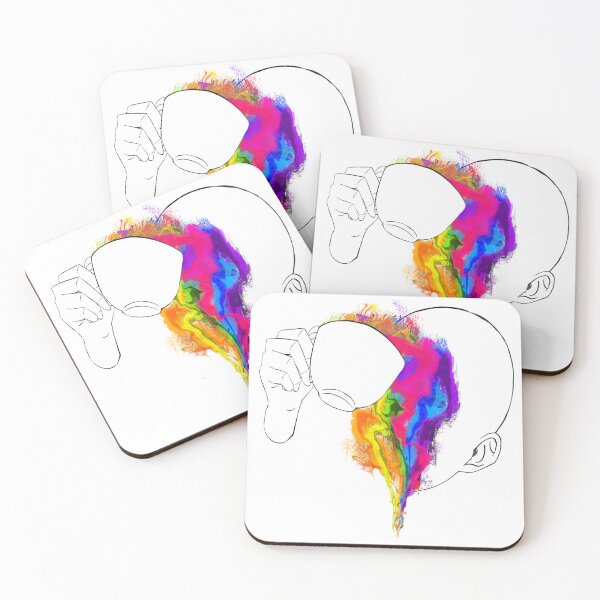Item preview, Mind Pour – Surreal Color Flow Illustration designed and sold by remipebbles.